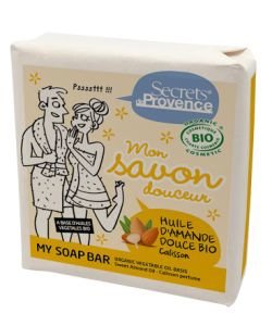 Mon savon douceur à l'huile d'amande douce Calisson BIO, 100 g